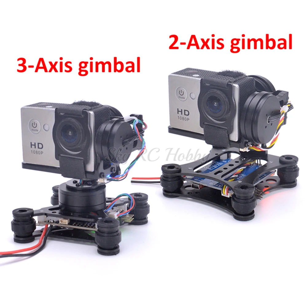 Lightweight 2-Axis / 3-Axis Br - Drone Gimbal For Gopro 评论和价格