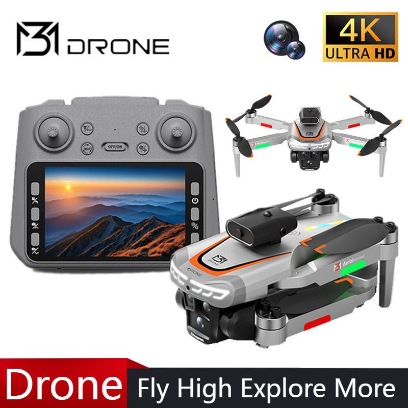 M3 Professional Drone 4K HD Ae - Drone Gimbal 2 Axis 评论和价格