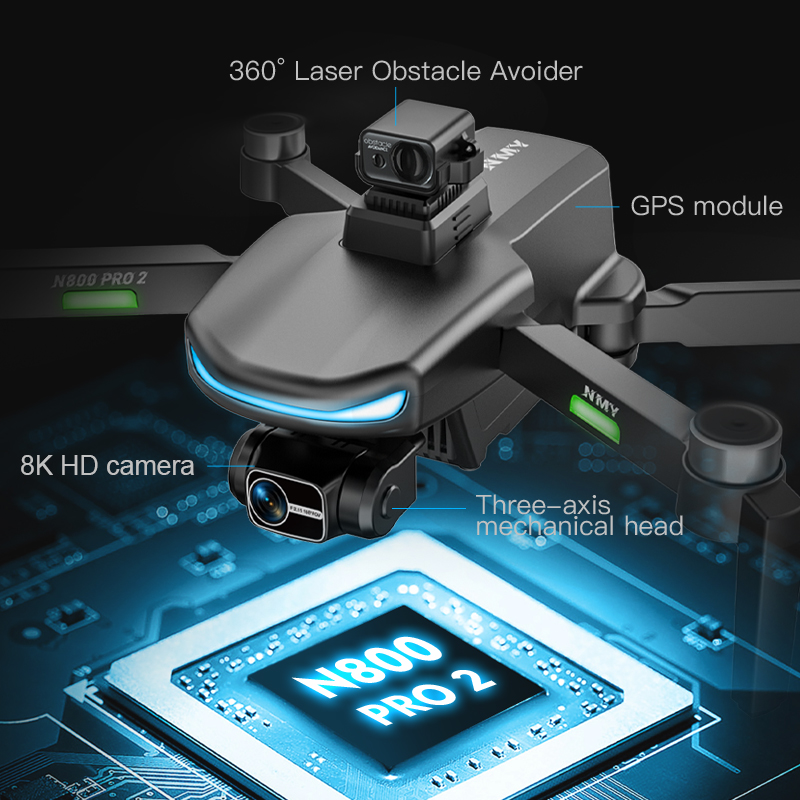 N800 PRO 2 GPS Drone Professio - Drone Gimbal 2 Axis 评论和价格