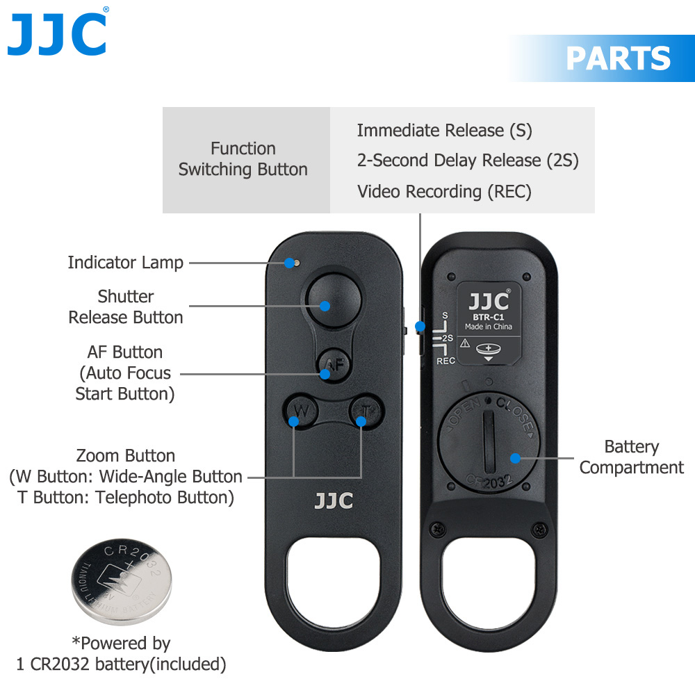 JJC BR-E1 Bluetooth Remote Con - Canon Camera Eos R8 评论和价格