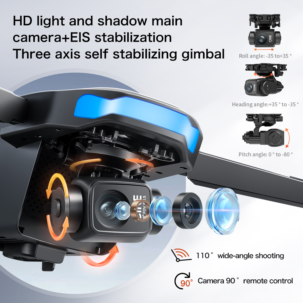 New S-X1 MAX Drone GPS 8K Prof - Drone Gimbal Case 评论和价格