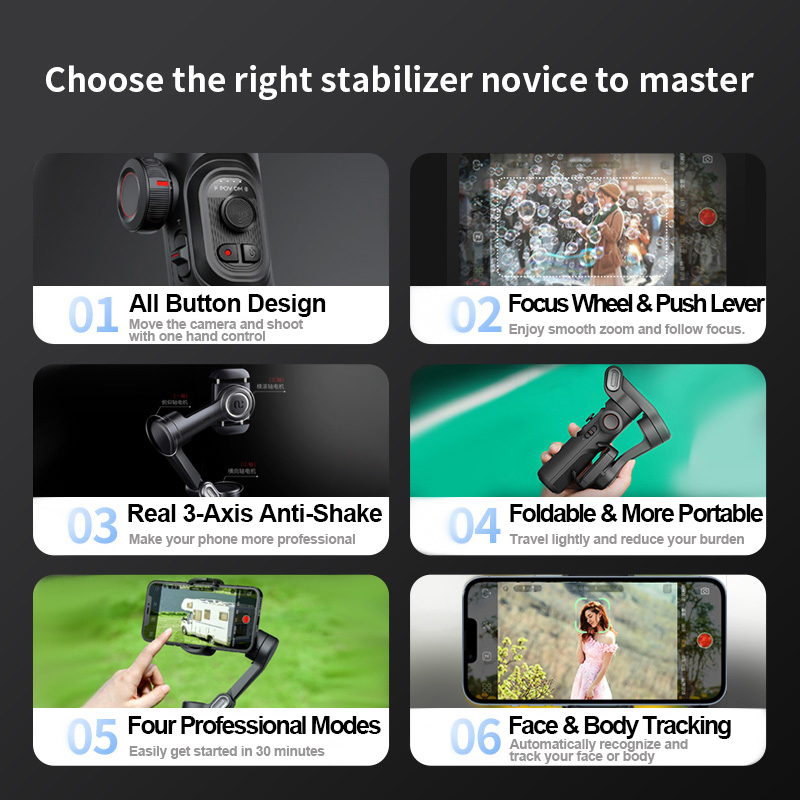 AOCHUAN 3-Axis Handheld Gimbal - Drone Gimbal For Gopro 评论和价格
